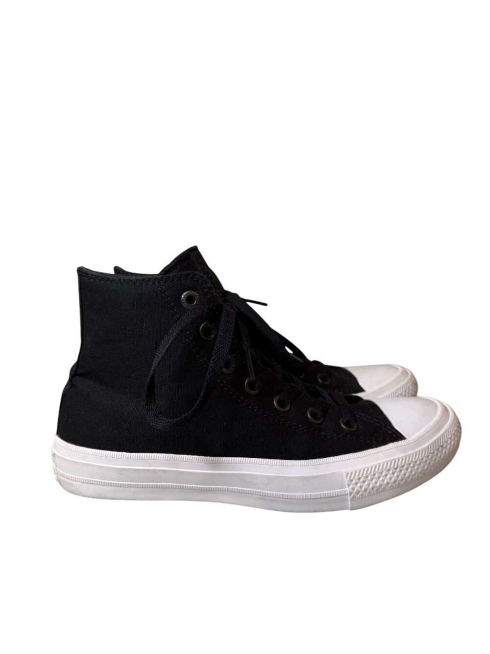 Converse Chuck Taylor All Star II High Top Sneakers Black Canvas Kids Size 6